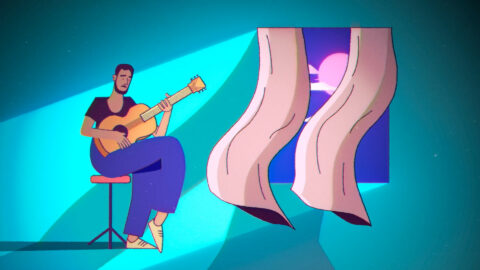 "Moon Panda - Cloud Watching" directed by Andrew Khosravani