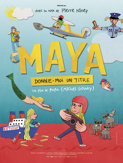 Poster "Maya, donne-moi un titre" directed by Michel Gondry