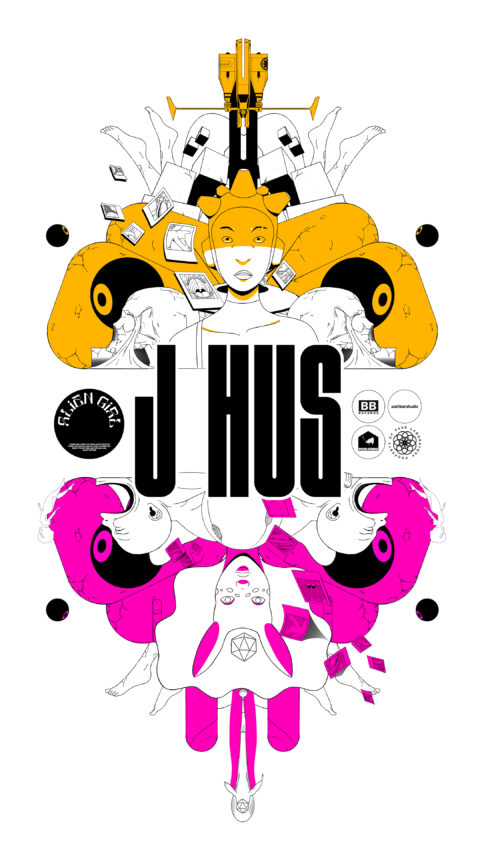 Poster "J Hus - Alien Girl" directed by Picnic Studio